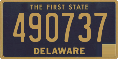 DE license plate 490737