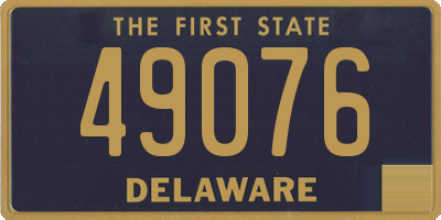 DE license plate 49076