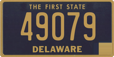 DE license plate 49079