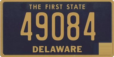 DE license plate 49084