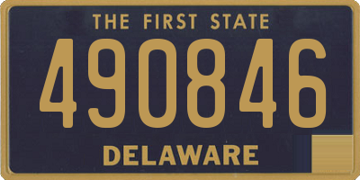DE license plate 490846
