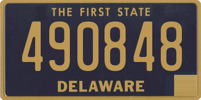 DE license plate 490848