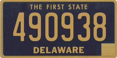 DE license plate 490938