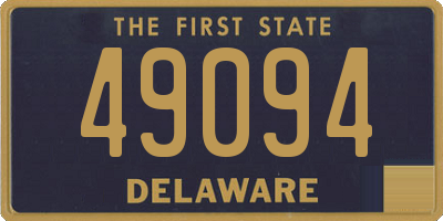 DE license plate 49094