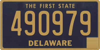 DE license plate 490979