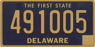 DE license plate 491005