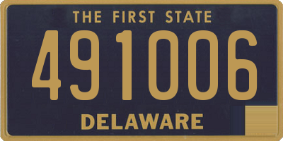 DE license plate 491006