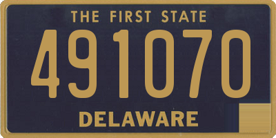 DE license plate 491070