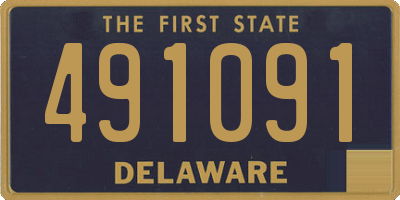 DE license plate 491091