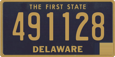 DE license plate 491128