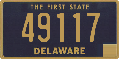 DE license plate 49117