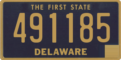DE license plate 491185