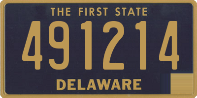 DE license plate 491214