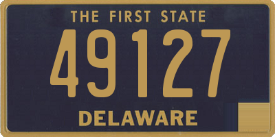 DE license plate 49127