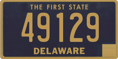 DE license plate 49129