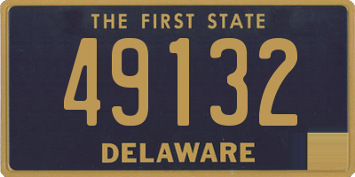 DE license plate 49132