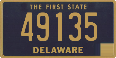 DE license plate 49135