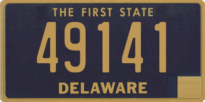 DE license plate 49141