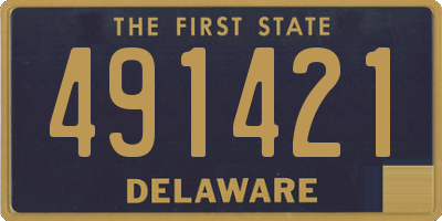 DE license plate 491421
