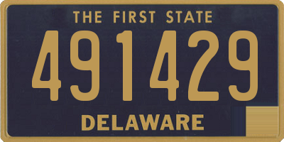 DE license plate 491429