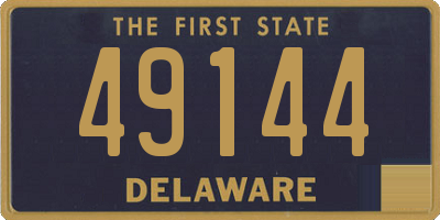DE license plate 49144