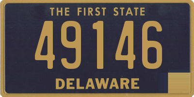 DE license plate 49146