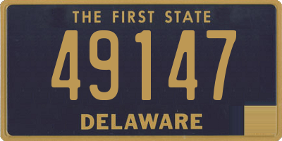 DE license plate 49147