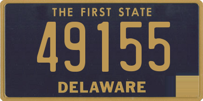 DE license plate 49155