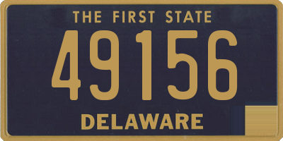 DE license plate 49156