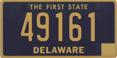 DE license plate 49161