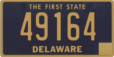 DE license plate 49164