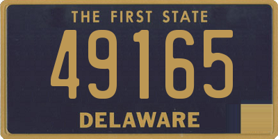 DE license plate 49165