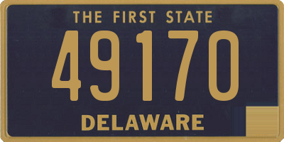 DE license plate 49170