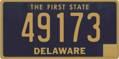 DE license plate 49173