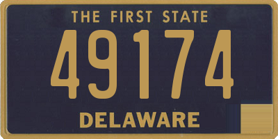 DE license plate 49174