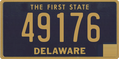 DE license plate 49176