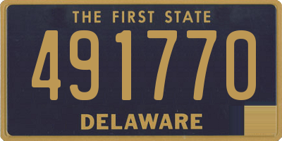 DE license plate 491770