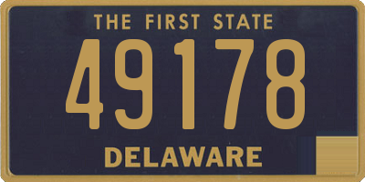 DE license plate 49178