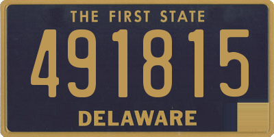 DE license plate 491815
