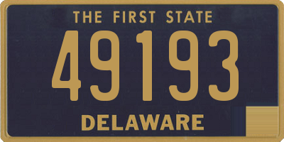 DE license plate 49193