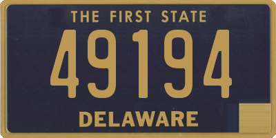 DE license plate 49194