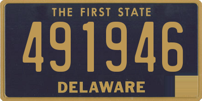 DE license plate 491946