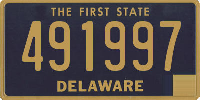 DE license plate 491997