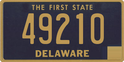 DE license plate 49210