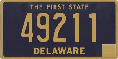 DE license plate 49211