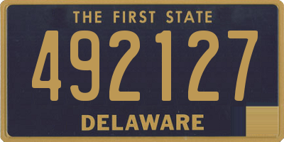 DE license plate 492127