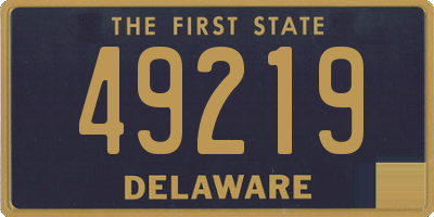 DE license plate 49219