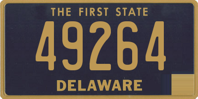 DE license plate 49264