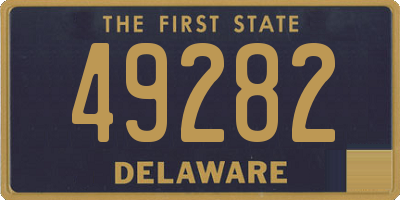 DE license plate 49282