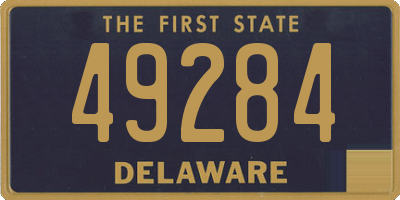 DE license plate 49284